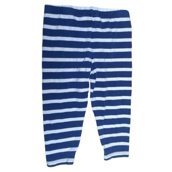 Kate Spade 9m Pants Baby Girls Bottoms White Blue Stripes Designer Kids 9 Months - Picture 3 of 5